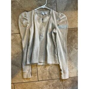Rebecca Minkoff Puff Sleeve Henley XS